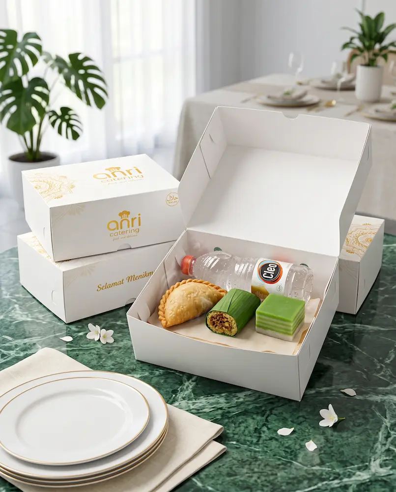 Snack box katering Makassar untuk seminar & pengajian — Anri Catering